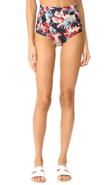 Tori Praver Swimwear Milos Floral Francesca High Waist Bottoms