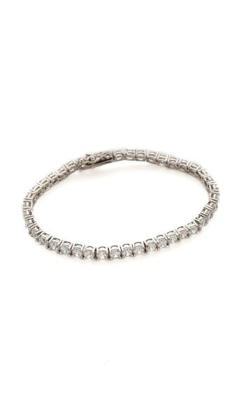 Kenneth Jay Lane Round Cz Tennis Bracelet