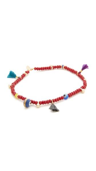 Shashi Lilu Crystal Charm Bracelet