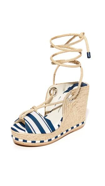 Salvatore Ferragamo Evita Wedge Sandals