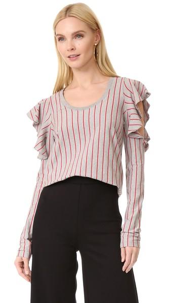 Opening Ceremony Stripe Long Sleeve Tee
