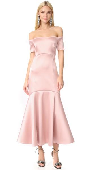Temperley London Midi Onyx Evening Dress