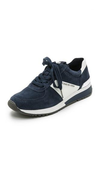 Michael Michael Kors Allie Trainers - Navy