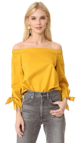 Tibi Off Shoulder Tunic
