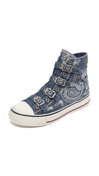 Ash Val Buckle High Top Sneakers