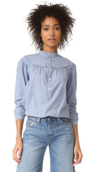 A P C Classic Ingalls Striped Shirt
