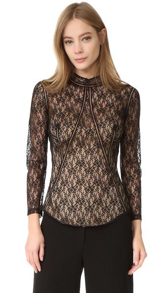 Alexander Wang Fitted Top With Ladder Seaming