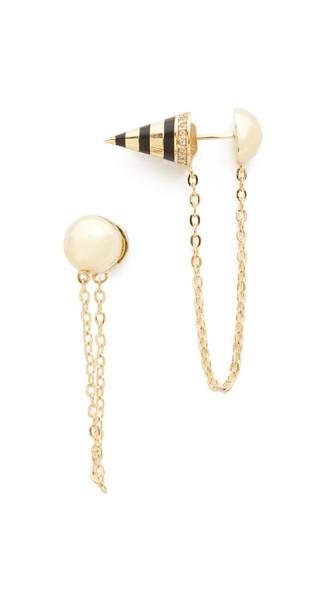 Noir Jewelry Bumblebee Earrings