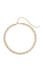 Jennifer Zeuner Jewelry Amanda Double Chain Choker Necklace