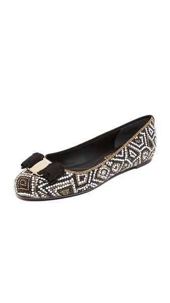 Salvatore Ferragamo Varina Mosaic Flats