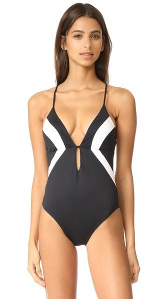 Shoshanna Colorblock One Piece