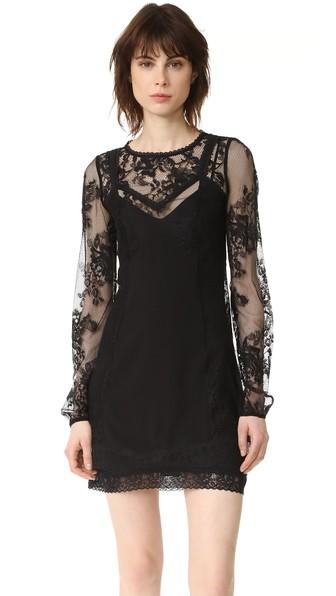 Mcq Alexander Mcqueen Lace Slip Dress