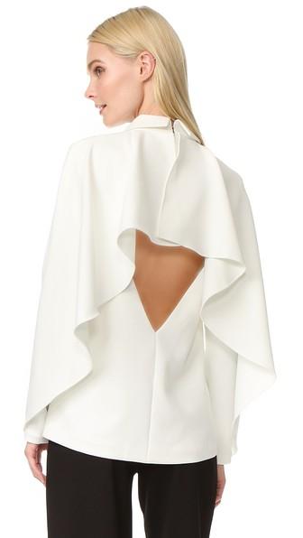 Edit Cape Back Top With Collar