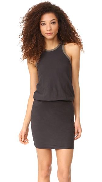 James Perse Racer Back Blouson Dress