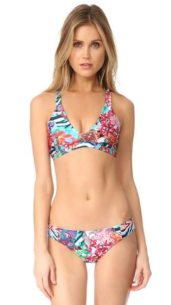 Luli Fama Like A Flame T Back Bra Top