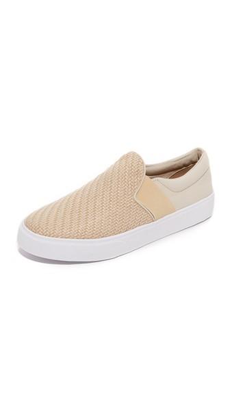 Kaanas Santa Fe Raffia Slip On Sneakers