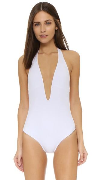 Peixoto Flamingo Deep V One Piece