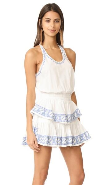 Loveshackfancy Ruffle Racer Mini Dress