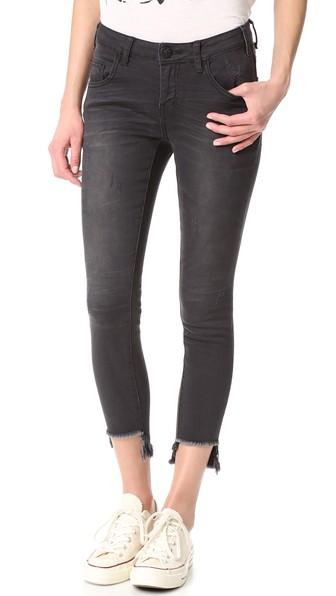 One Teaspoon Dark Fantasy Freebird Ii Step Hem Jeans