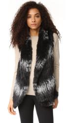 June Knitted Fur Vest