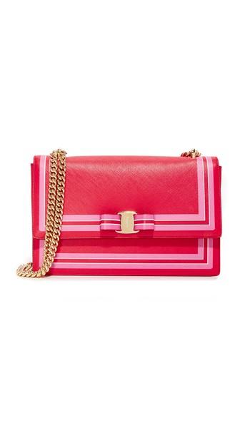 Salvatore Ferragamo Ginny Flap Shoulder Bag