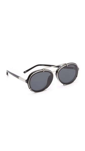 3 1 Phillip Lim Round Aviator Sunglasses