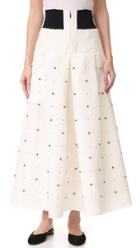 Tibi Charlotte Beaded Full Skirt