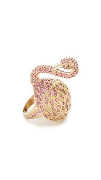 Noir Jewelry Swan Ring