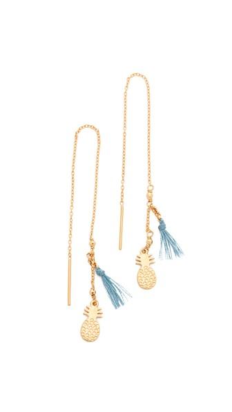 Chan Luu Thread Through Palm Earrings