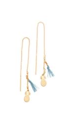 Chan Luu Thread Through Palm Earrings