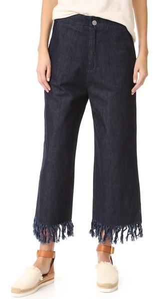 Vale Run Free Fray Culottes