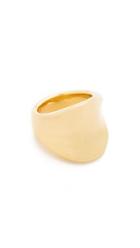 Soave Oro Concave Polish Ring