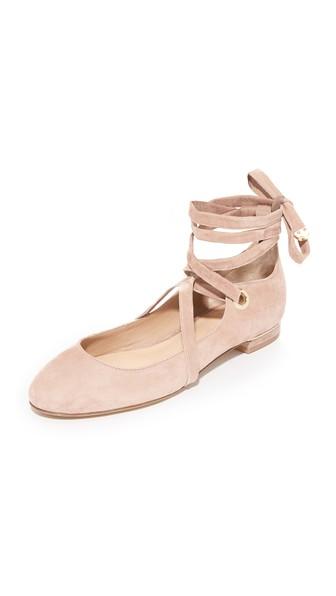 Diane Von Furstenberg Dakar Lace Up Ballet Flats