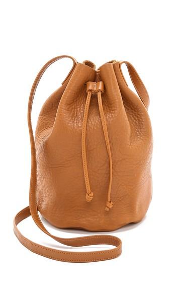 Baggu Drawstring Bucket Bag - Caramel