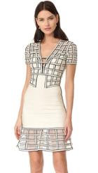 Herve Leger Tamera Short Sleeve Dress