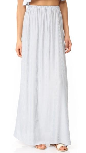 Clayton Stripe Twill Jen Skirt