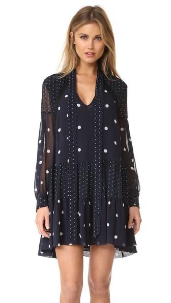 Nicholas Spot Print Shirt Dress