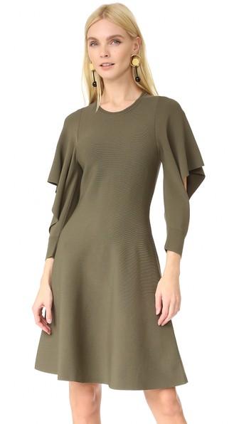 Opening Ceremony Flounce Sleeve Dress