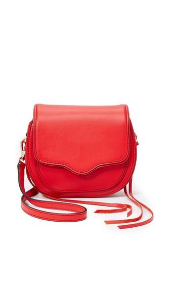 Rebecca Minkoff Mini Sydney Saddle Bag - Cherry