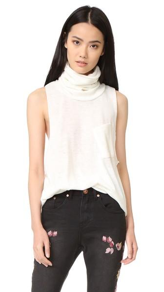 One Teaspoon Reno Wool Parisienne Roll Neck Top