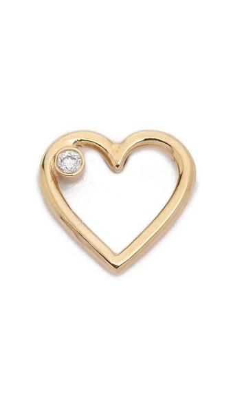 Aurelie Bidermann Fine Jewelry Diamond Love Earring
