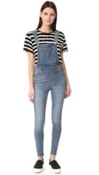 Cheap Monday Dungaree Spray Blue Noise Overalls