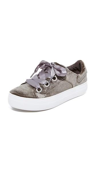 Steven Gator Velvet Sneakers