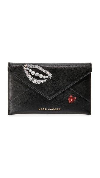 Marc Jacobs Sequin Hand To Heart Envelope Pouch