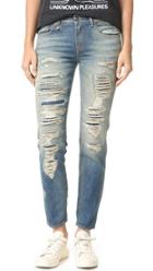 R13 Shredded Boyfriend Jeans