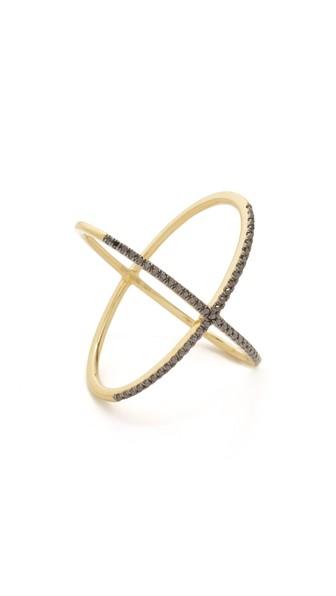 Ef Collection Diamond X Ring