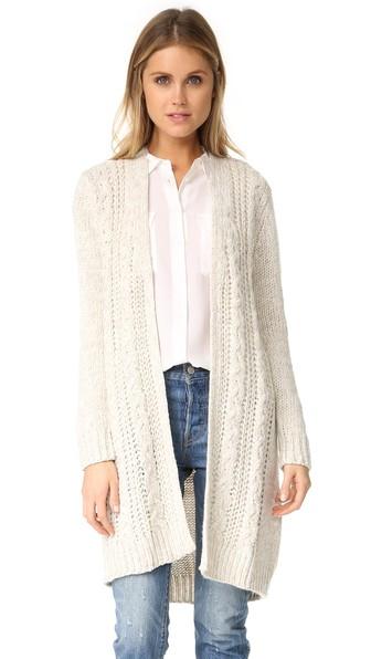 Cupcakes And Cashmere Neil Cable Knit Cardigan