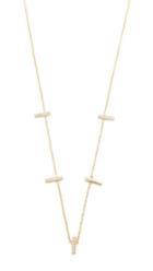 Zoe Chicco Bars Curves Short Station Necklace