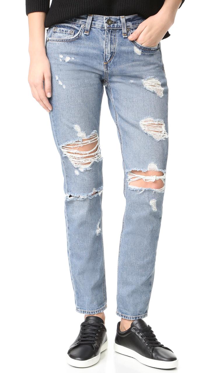 Rag & Bone/jean Boyfriend Jeans - Beckers