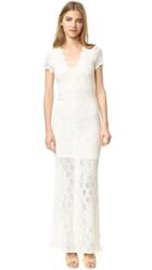 Nightcap X Carisa Rene Victorian Lace Cap Sleeve Dress